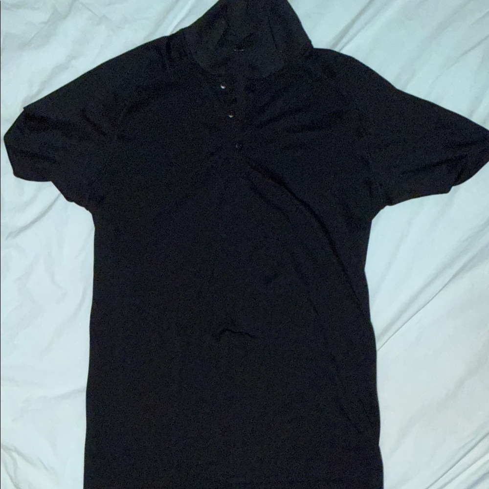 Lulu lemon Men's Black Polo Shirt Size Small